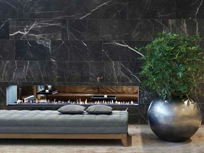 Vita Round Bowl Large in Medium Silver